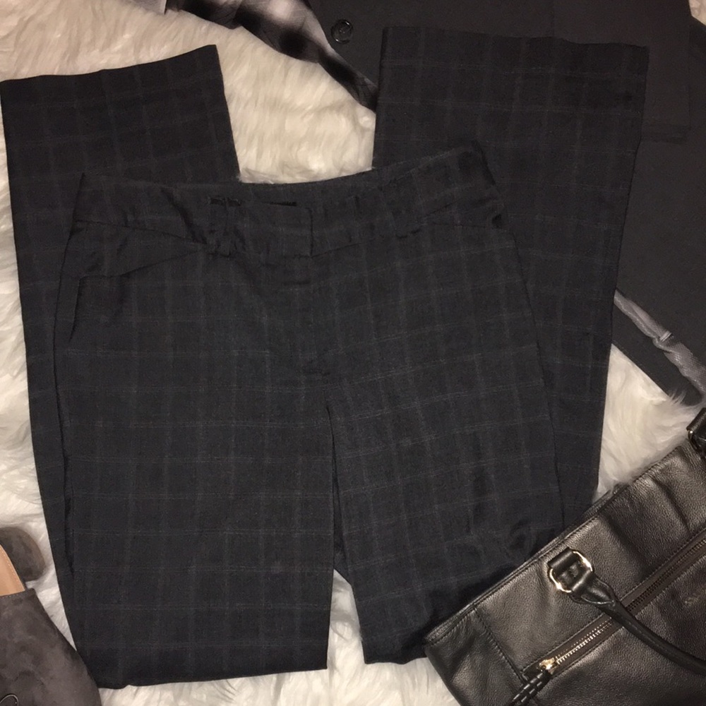 Axcess Stretch by Liz Claiborne Urban Fit Gray Slacks 4